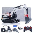 1594 HUINA 1/14 RC Metal Excavator Model  Radio Light Battery 28CH Sound — photo 2