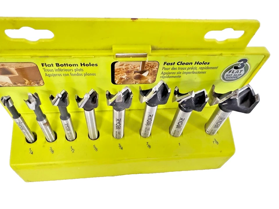 2 RYOBI Decorative Router Bit Sets (12 Piece) & Case New Display A9FS8 A25RS42 - Image 2 of 4