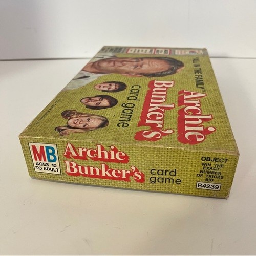 Vintage 1972 All in the Family Archie Bunker's Card Game Missing Instructions - Picture 5 of 13