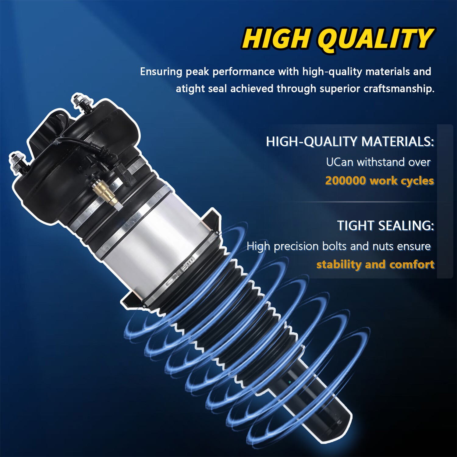 Bentley Mulsanne Speed 2011-2018 Front Left, right Air suspension struts Pair