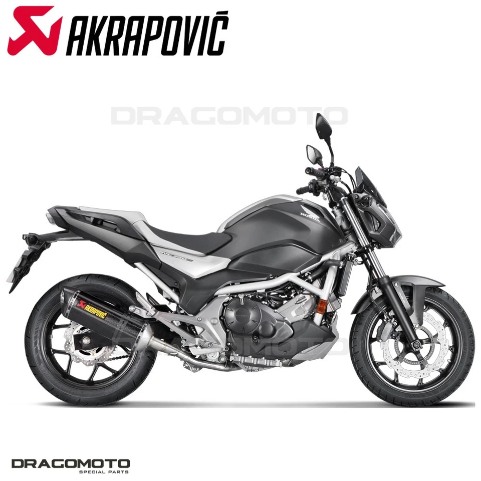 Scarico HONDA NC 700 X ABS 2012-2013 AKRAPOVIC Carbonio S-H7SO2-HRC Foto 4 de 4