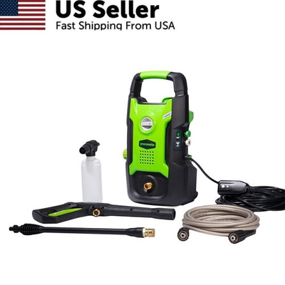 #ad #ad 1600 PSI Electric Pressure Washer Lightweight 20 FT Hose 35 FT Power Cord Patio $124.28