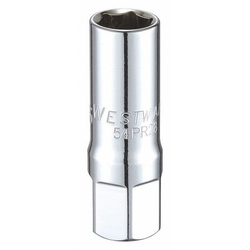 Westward Spark Plug Socket,9/16 in, Steel 54PR28 Westward 54PR28 0194484306380