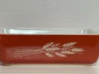 Vintage Pyrex Autumn Harvest Wheat Refrigerator Dish Casserole #503-B NO LID