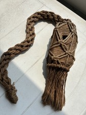 VINTAGE MACRAME BIRDHOUSE