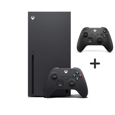 Microsoft Xbox Series X - 1TB Schwarz SSD Spielekonsole 4K inkl 2 Controller NEU