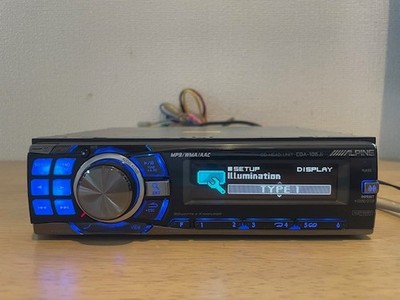 Alpine CDA-106Ji 1DIN Car Audio CD Player Operation confirmed Very