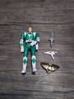 Vintage Bandai Green Ranger Power Rangers 5.5" Flip Head Figure 1993 Gun Sword