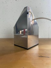 Vintage Design Tischlampe Metall verspiegelt 70er Space Age Stil Leuchte