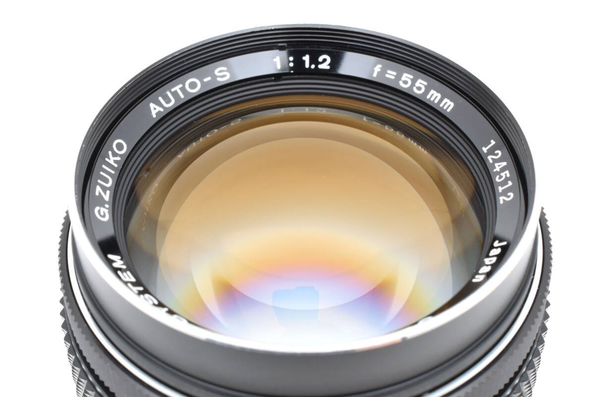 Near MINT] Olympus OM System G. Zuiko Auto-S 55mm F1.2 MF Lens