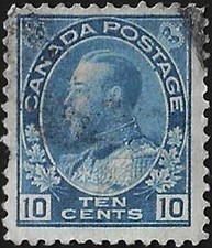 🍁Canada  #117     "King George V"  Nice Used  1922   Admiral Issue    (A)