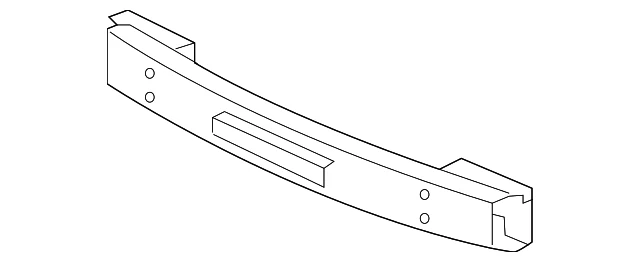 Barra de impacto de parachoques trasero original GM 20895999 Foto 4 de 4