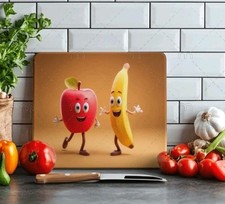 Glass Kitchen Chopping Cutting Serving Party Entertaining Board Cooking Baking 
