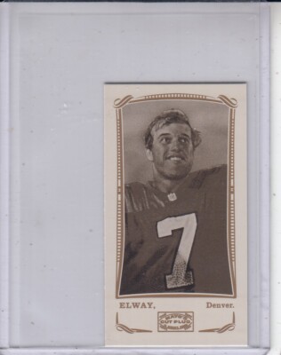 JOHN ELWAY 2009 Topps Mayo Mini Red Back #130 16/25 Broncos