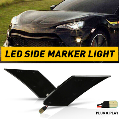 2pc LED White Rear Side Marker Light for 2013-2020 Subaru BRZ Accessories AUXITO