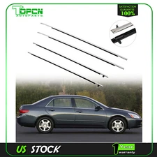 4 Pack Weatherstrip For 03-07 Honda Accord Door Seal Belt Window Moulding Strip