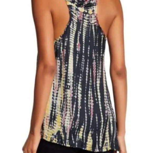 Zadig & Voltaire Trock Tie & Dye Tank Top Printed Sleeveless New
