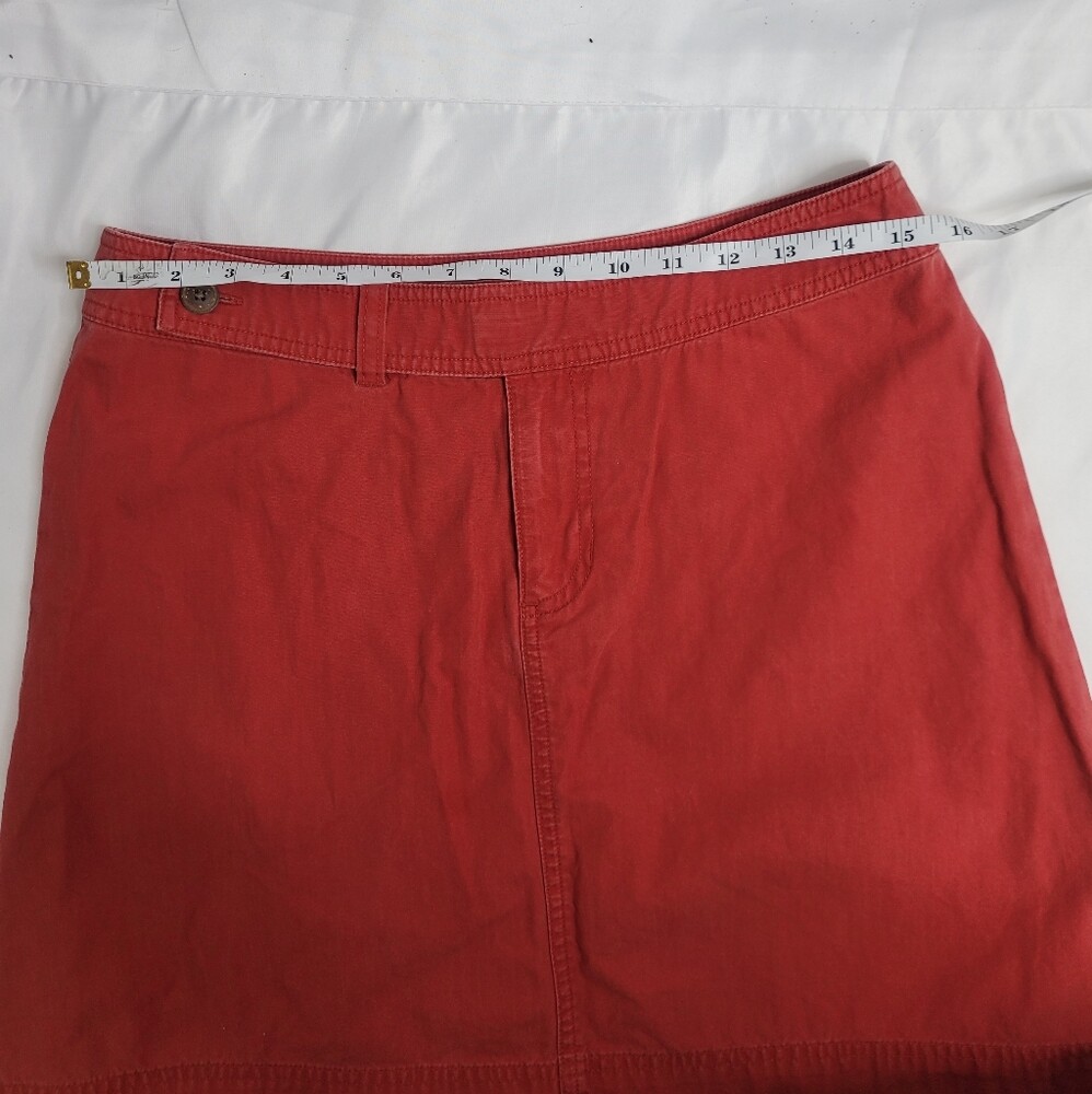 PATAGONIA Y2K red water girl cotton active mini skirt 6 thumbnail 8