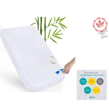 Waterproof Pack n Play Mattress Pad - Flexible Fit, Noiseless, Lifetime - 39x27