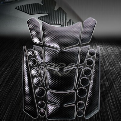 24PC Customizable Tough Fuel/Gas Tank Pad Decal Guard Perforated+Glossy