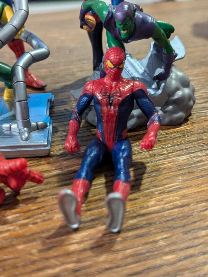 Lote de 9 figuras de acción de Spider-Man Venom Doc Oct Green Goblin Toys Marvel Hasbro Foto 3 de 4