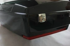 Gloss Black Chopped Tour Pack Pak Trunk For Harley Tour Pak Touring 1993 - 2013