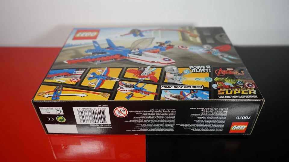 LEGO Marvel Super Heroes 76076 - Captain America Jet Pursuit Boîte neuve scellée - Photo 4/4