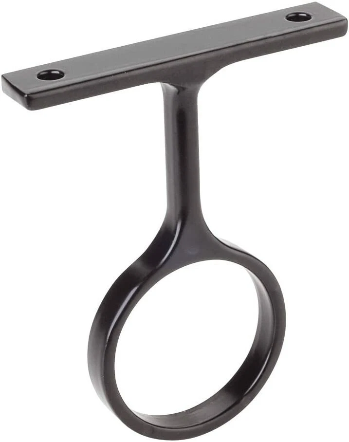 HARDWARE RESOURCES Oil Rubbed Bronze- 1-5/16" Middle Closet Bracket for 1-1/4"-Round Closet Rod