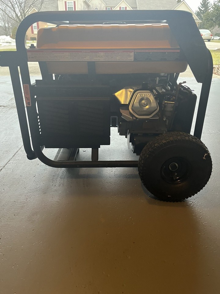 Firman H07552 7500W Dual Fuel Generator Black and yellow Barely used