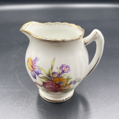 T.F&S Floral Milchkännchen Milchkännchen Vintage Phoenix Bone China 3,5'' weiß 