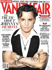 Vanity Fair Magazine Johnny Depp Elizabeth Warren Courtney Love Tea Party 2011