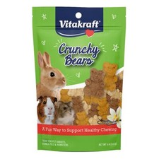 Small Pet, Vitakraft Crunchy Bears Small Animal Treat (4 oz)