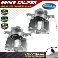 2x Front Brake Caliper for Mini One Cooper Cooper D Cooper S R56 R57 2006-2015