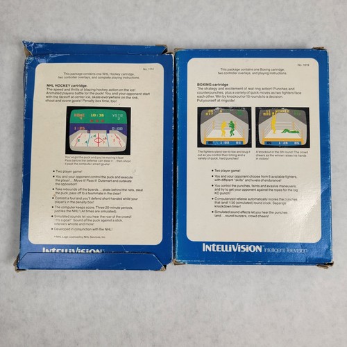 Intellivision Boxing/NHL Hockey - NHL(CIB) Boxing(Missing Overlays) - Picture 7 of 7