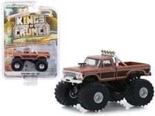 Greenlight 1978 Ford F-350 Monster Truck "BFT" Brown "Kings of Crunch" 1:64