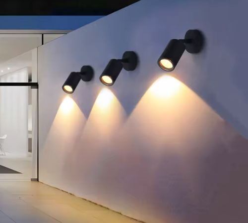 Single Head Adjustable Outdoor LED Wall Light Spotlight, Stainless Steel Garden - Picture 12 of 14