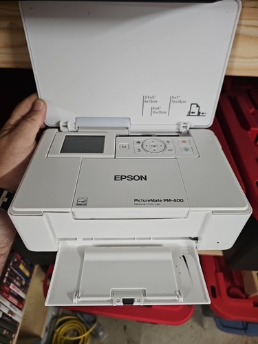 Epson PictureMate PM-400 Wireless Printer - Read Powers ON - Picture 4 of 6