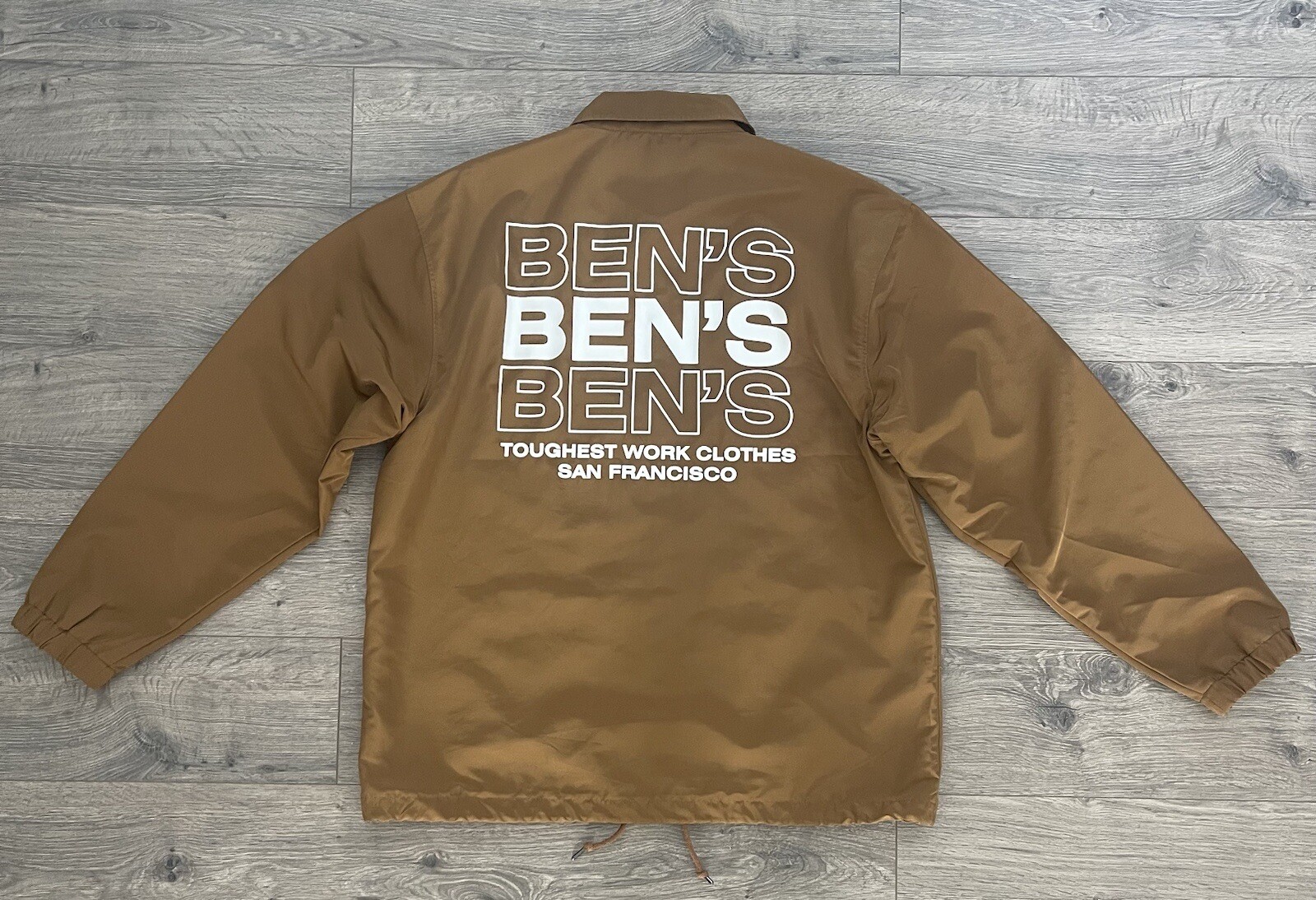 Ben Davis &ldquo;BEN&rsquo;S&rdquo; Coaches Jacket Tan XL Japan exclusive Purchased In Japan
