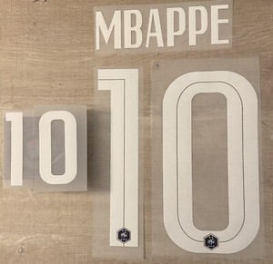 Flocage équipe de FRANCE MBappe 10 ⭐️⭐️ Domicile Nameset. 2020