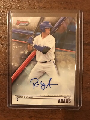 (3) Card Riley Adams 2018 Bowman Best AUTO Nationals