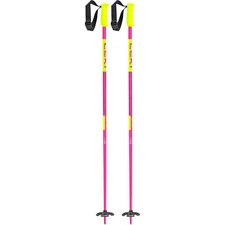 LEKI Swtch Pink/Neon Yellow Ski Poles (654463253)