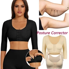 Faja De Compresion Para Mujer Talladora De Arm Shaper Tops Back Support Posture
