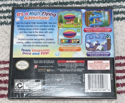 Team Umizoomi & Dora's Fantastic Flight (Nintendo DS, 2012) New