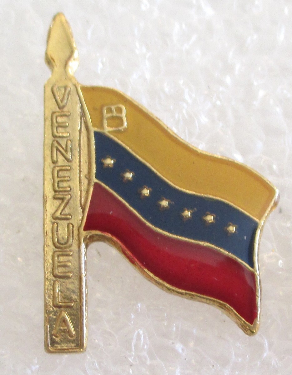 Country of Venezuela Tourist Travel Souvenir Flag Collector Pin