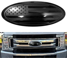 12" For 2018-2023 Ford F250 F350 F450 FRONT GRILLE US Flag Oval Emblem Badge