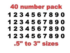 Mailbox Address Locker Numbers Decal Vinyl Sticker Window Door Wall Sign Decals