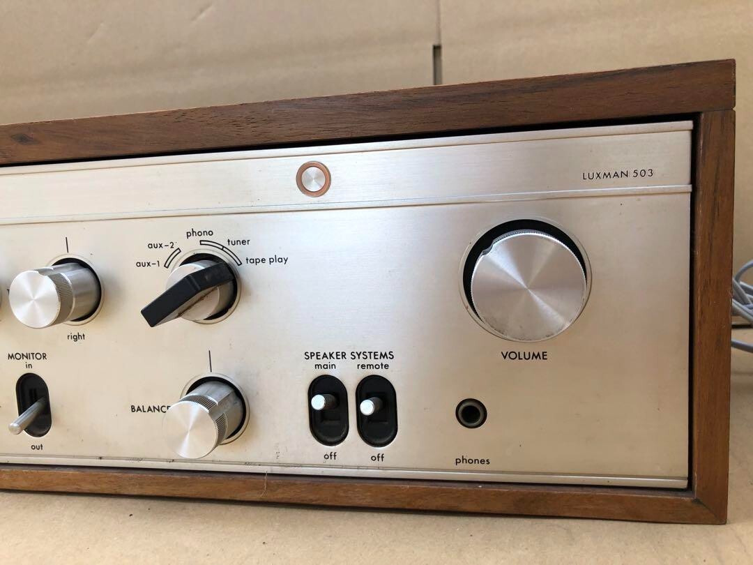 LUXMAN 503X ソリッドステートアンプ LUXMAN 503X ソリッドステートアンプ LUXMAN SQ503X Integrated