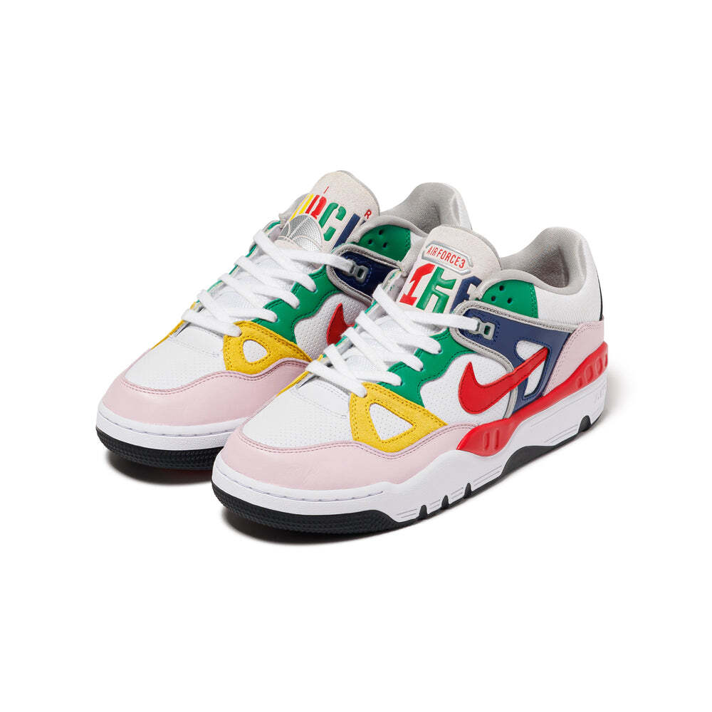 HQ7534-100 NIGO Nike Air Force 3 Low SP White Heel Logo OGIN 