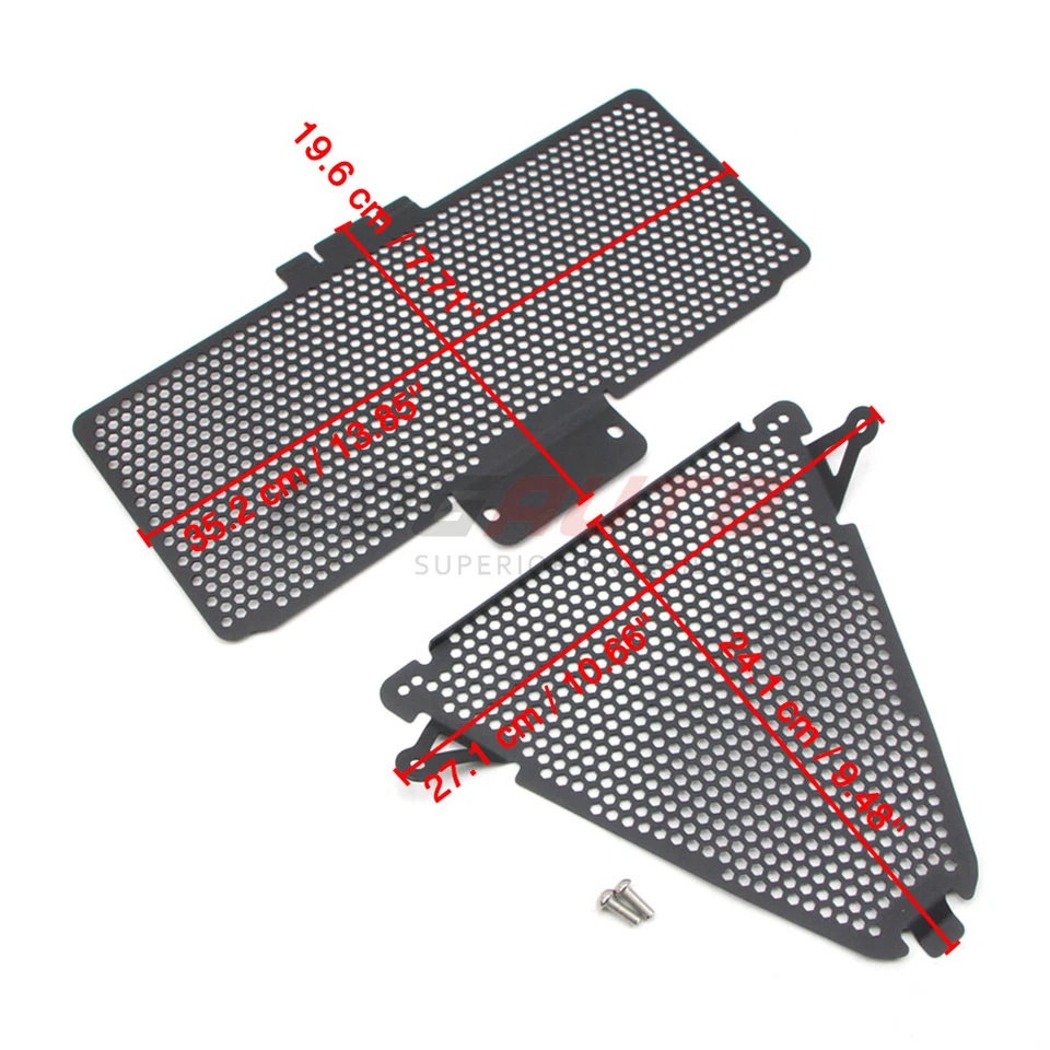 Protector de cubierta de rejilla de enfriador de aceite de radiador para Ducati Panigale 959 1299 V2 Foto 4 de 4