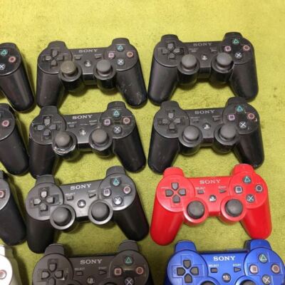 Sony PS3 DualShock 3 Controller Junk Lot of 20 For Parts Repair